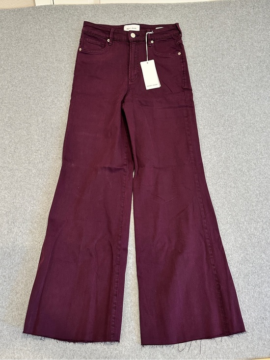 Dear John Denim - Dear John Wide-Leg Fiona Jeans in Plum Color